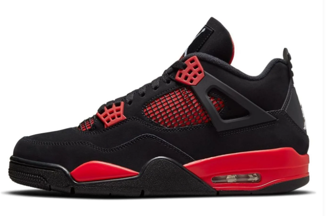 Air Jordan 4 'Black/White-Red' (CT8527-016)